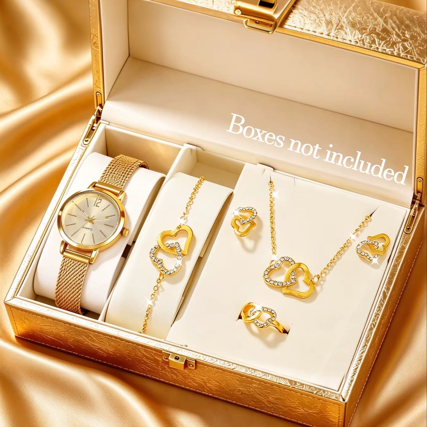 Luxury Watch Gift For Her - Set da 6 pezzi di orologi