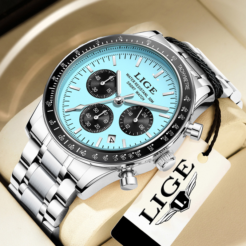 Luxury Watch Maker - LIGE Orologio da Uomo di Lusso