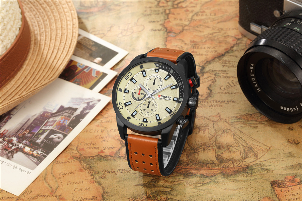 2017 CURREN Moda Orologio Da U - Luxury Watch Maker recensione e prezzo