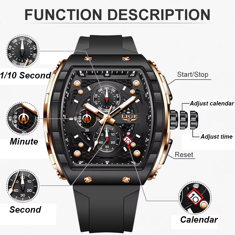 Orologio da Uomo di Lusso LIGE - Luxury Watch Maker recensione e prezzo