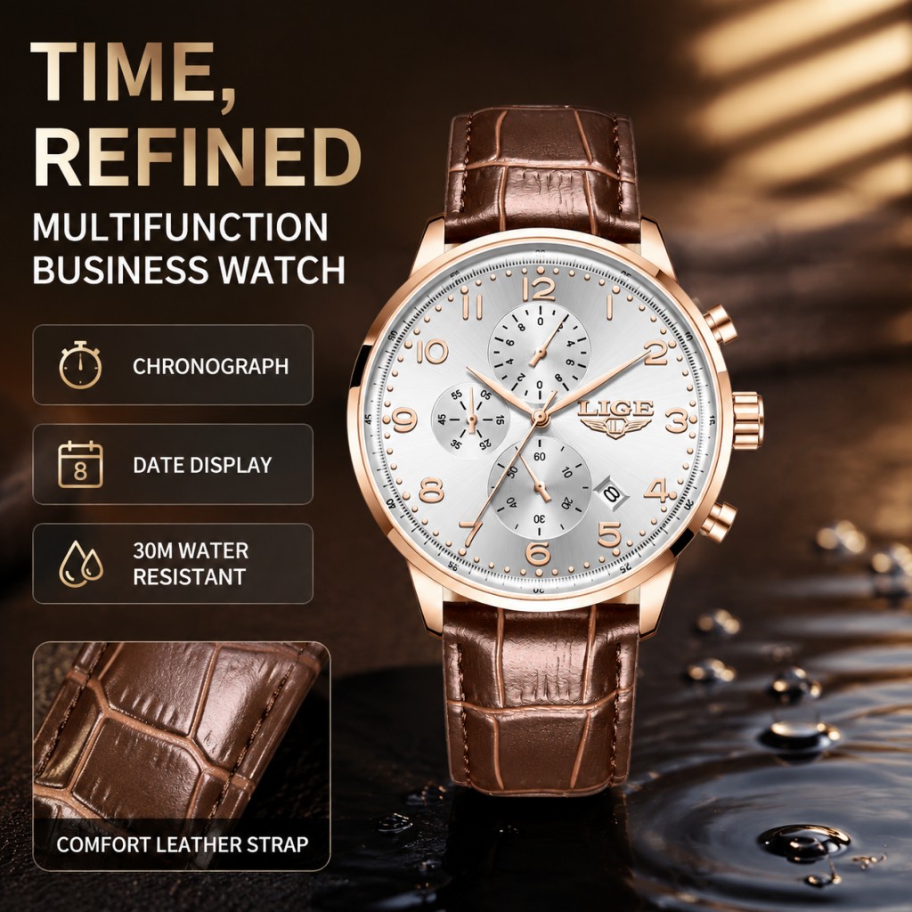 LIGE Nuovo Orologio da Uomo, M - Luxury Watch Top 10 recensione e prezzo